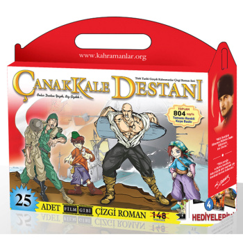 Çanakkale Destanı Çizgi Roman Seti – 25 Kitap